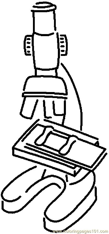 420x900 Microscope 8 Coloring Page