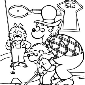 300x300 Papa Berenstain Bear Looking