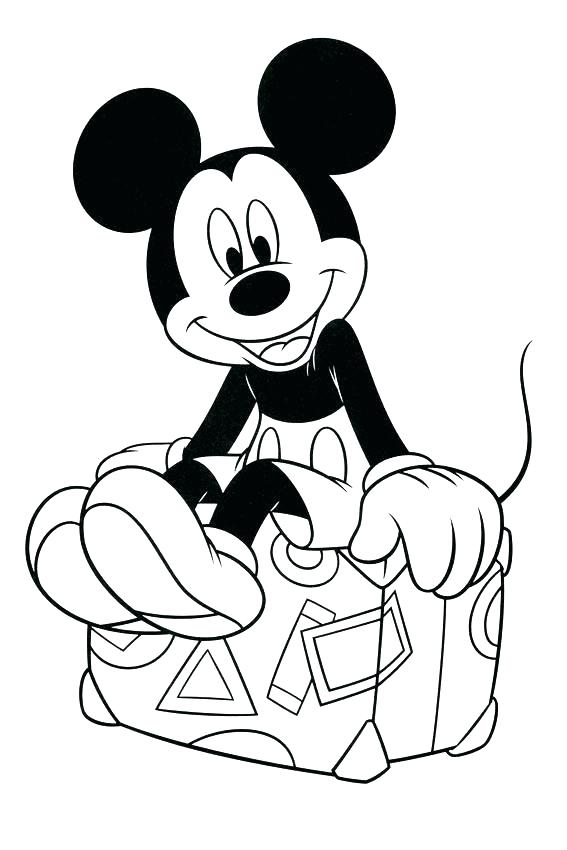 567x850 Mickey Coloring Book Mickey Mouse Birthday Coloring Pages Mickey