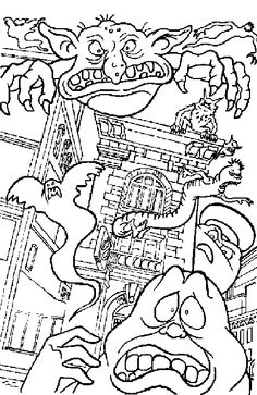 236x363 Free Printable Coloring Image Ghostbusters Coloring Page 014