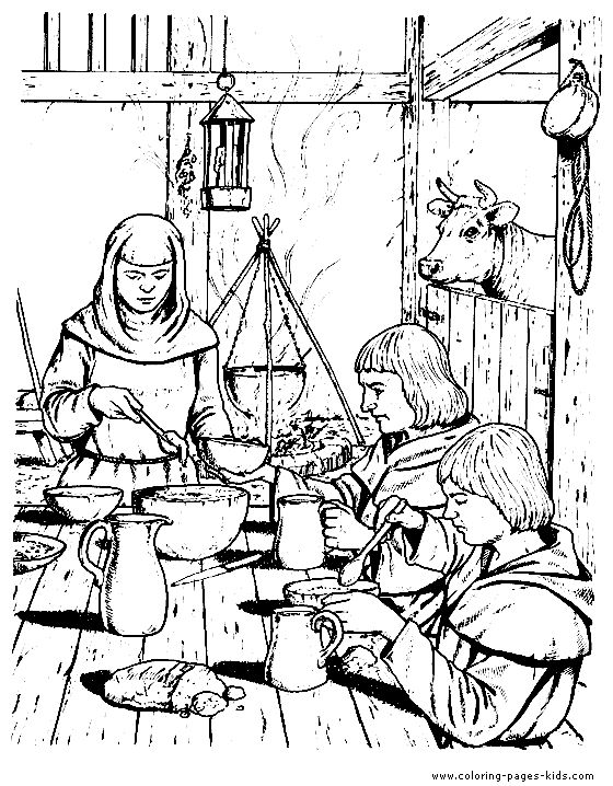 Middle Ages Coloring Pages