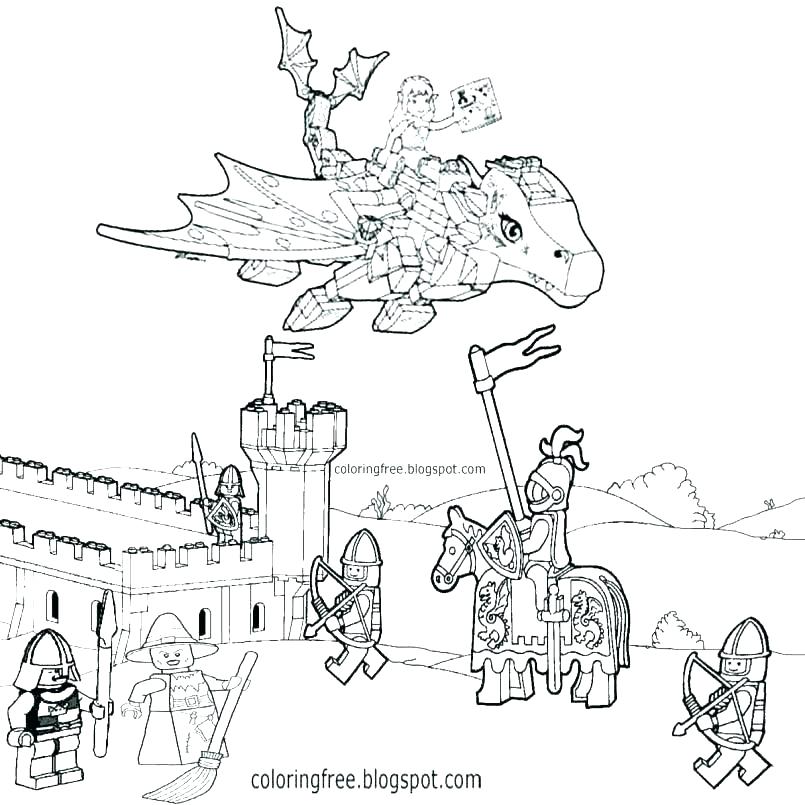 805x805 Coloring Castle