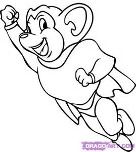 269x300 Mighty Mouse Coloring Pages