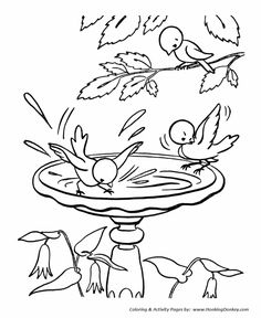 236x288 Spring Theme Coloring Pages And Activity Sheets Coloring Books