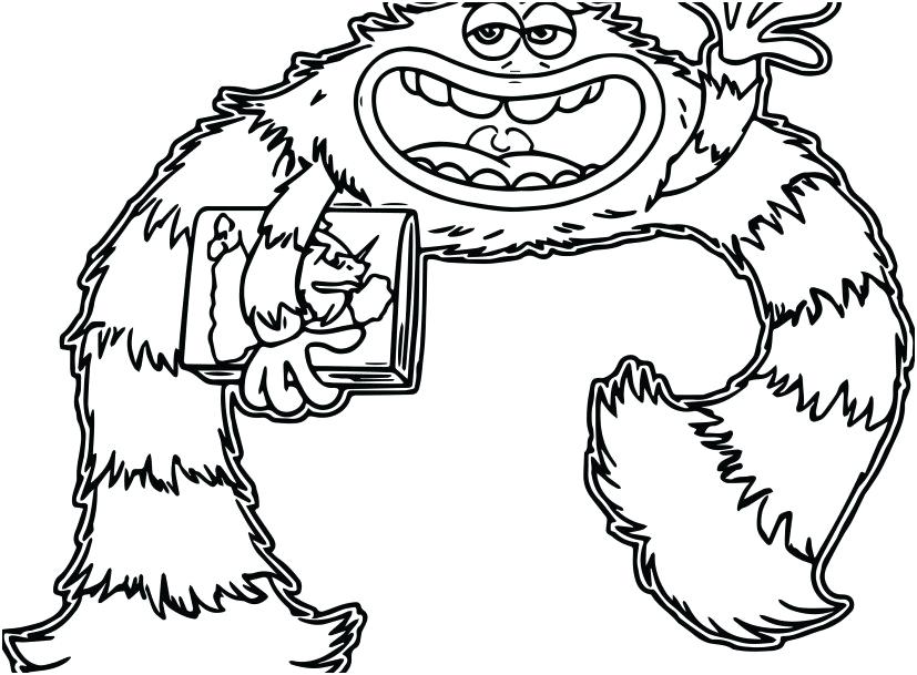 827x609 Mike Wazowski Coloring Pages Best Images About Monsters Inc