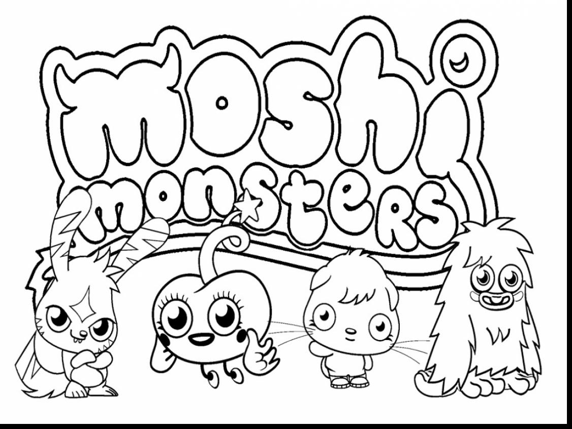 1126x844 Monster University Coloring Pages General Printable Monsters