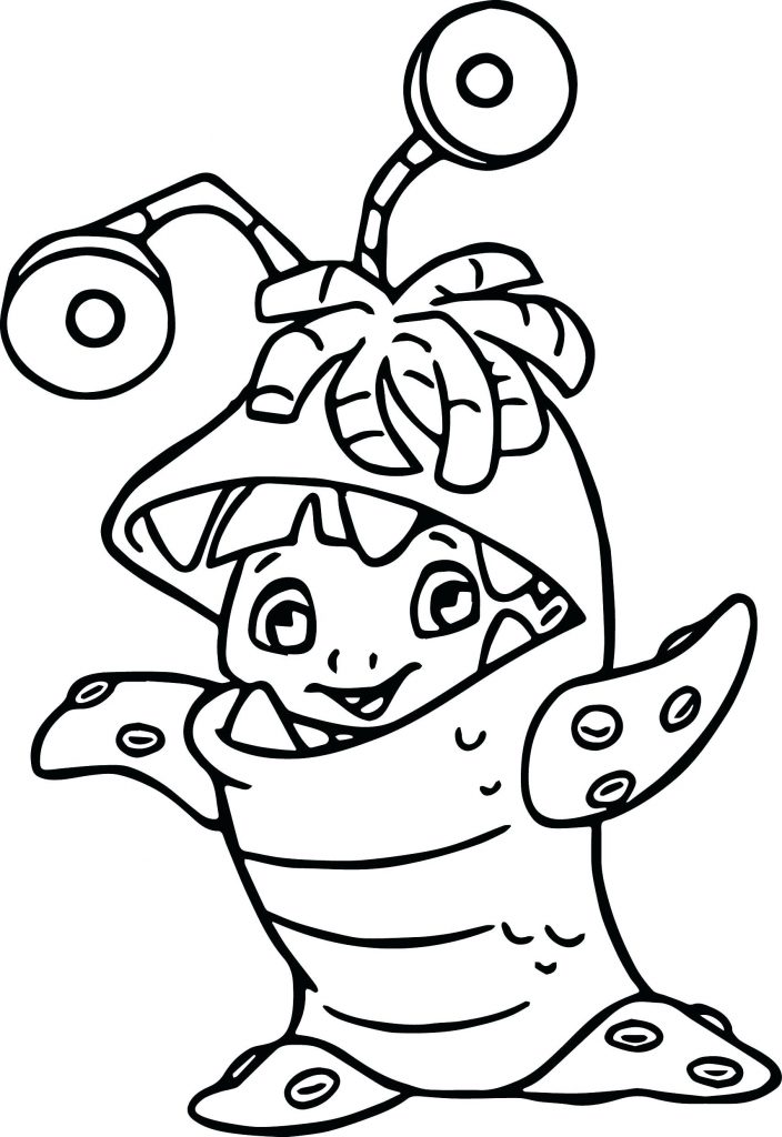 704x1024 Monsters University Coloring Pages Jacb Monster General Printable