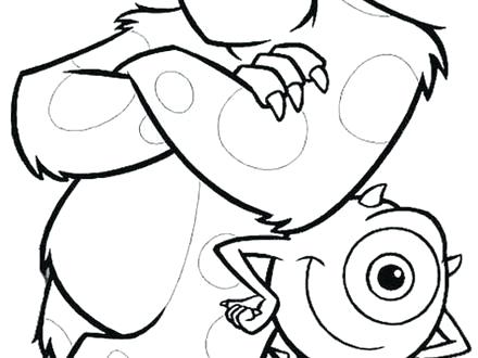 440x330 Sulley Coloring Pages Mike And Coloring Pages Mike And Sully