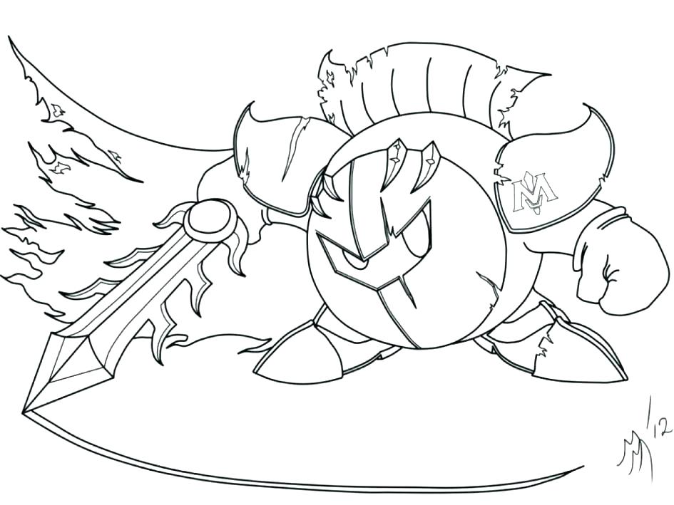 945x709 Mike The Knight Coloring Pages Knights Coloring Pages Meta Knight