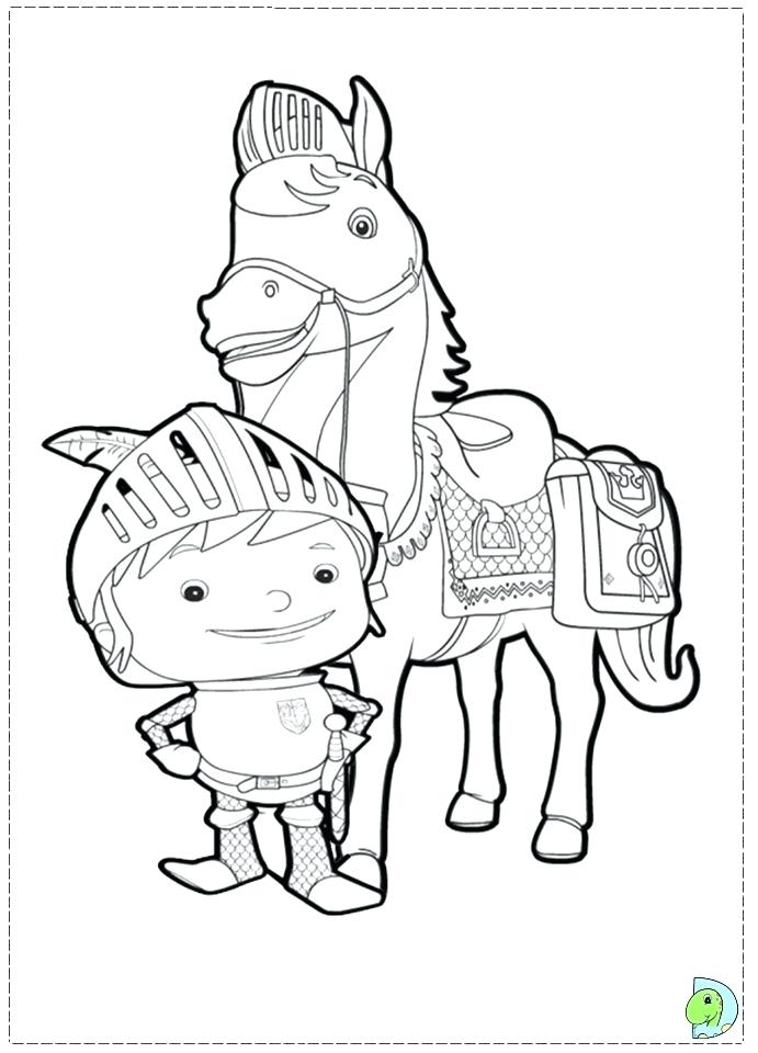 691x960 Mike The Knight Coloring Pages Mike Knight Colouring Pages Deepart