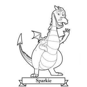 300x300 Mike The Knight, Sparkie From Mike The Knight Coloring Sparkie