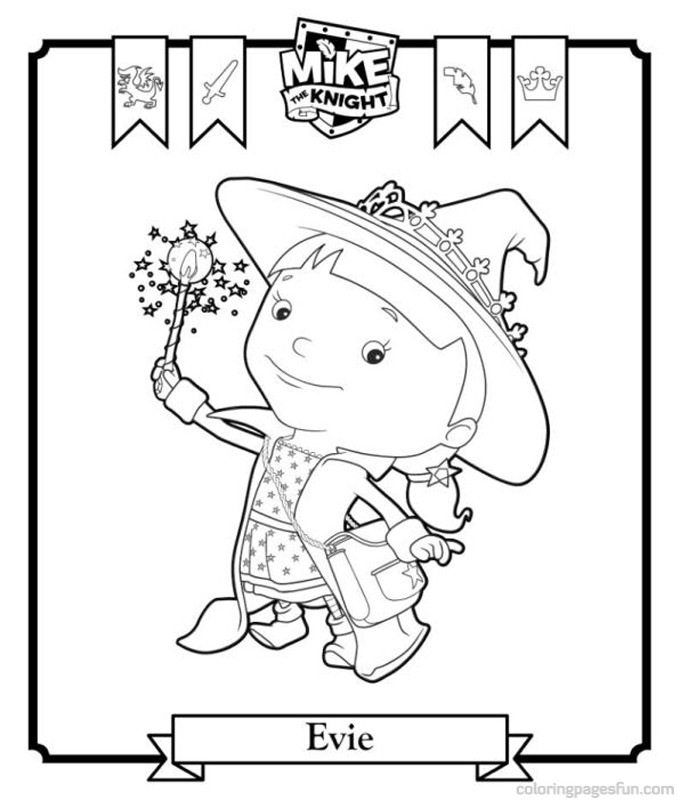680x800 Mike The Knight Coloring Pages 1 Mike The Knight!
