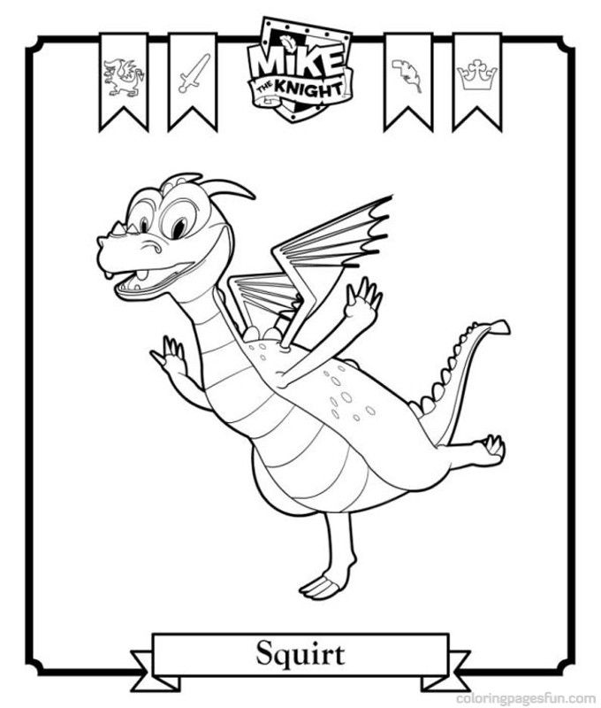 680x800 Mike The Knight Coloring Pages 5