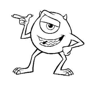 300x300 Mike And Sulley Are A Perfect Partner In Monsters Inc Coloring