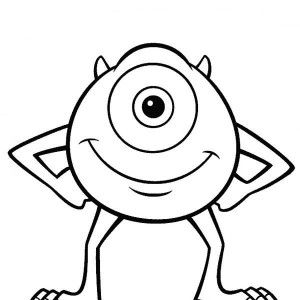 300x300 Monsters Inc, The One Eyed Monster, Mike Wazowski From Monsters
