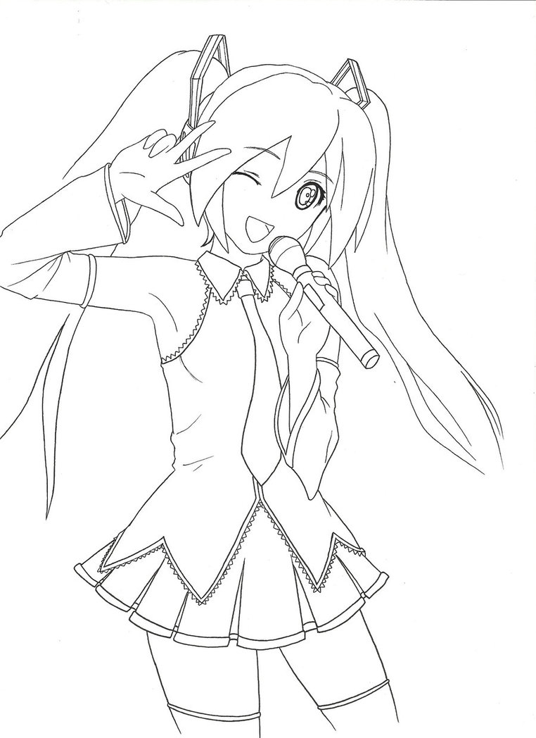 762x1048 20 Hatsune Miku Coloring Pages Pictures Free Coloring Pages