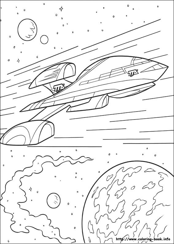 567x794 Miles From Tomorrowland Coloring Picture