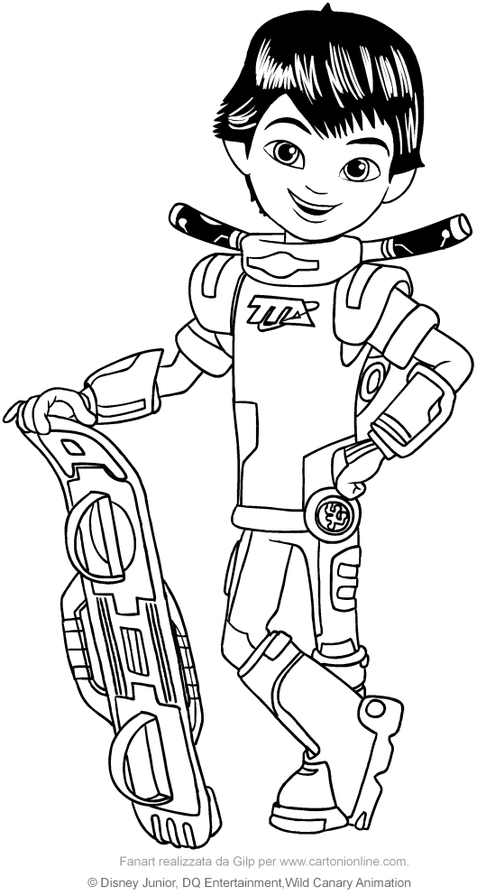 549x992 Miles Callisto (Miles From Tomorrowland) Coloring Pages