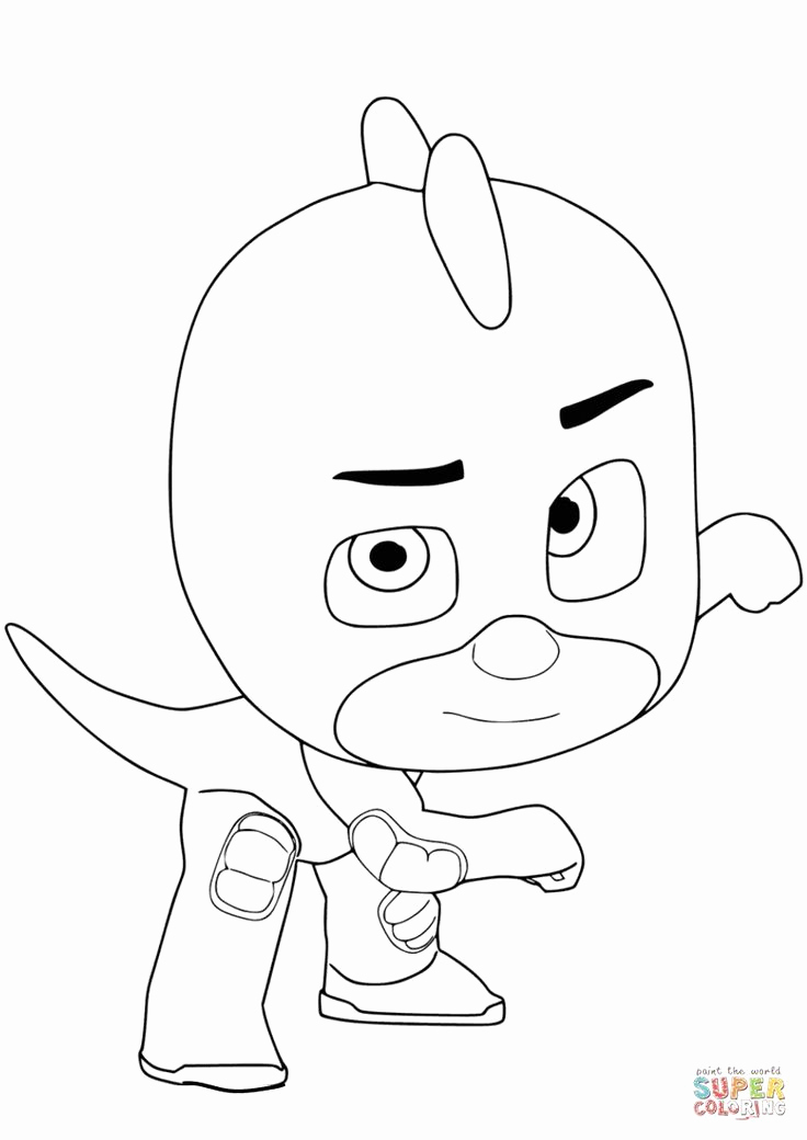 736x1040 Pj Masks Coloring Pages Black And White Pics Miles