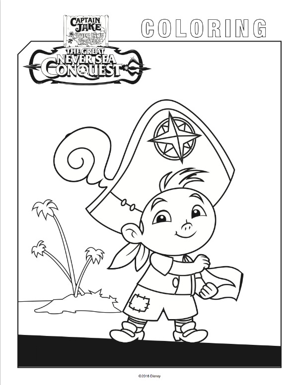600x777 Yo Ho! Let's Go! Jake And The Never Land Pirates Free Coloring
