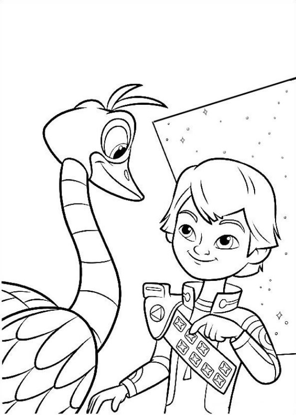 593x832 Disney Miles And Merc Coloring Page