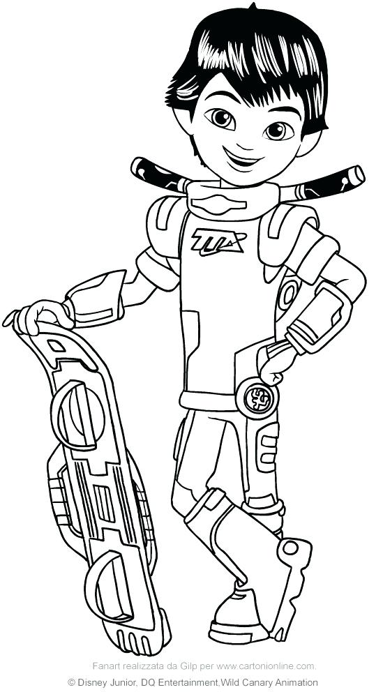 549x992 Miles From Tomorrowland Coloring Pages Miles Miles From Coloring