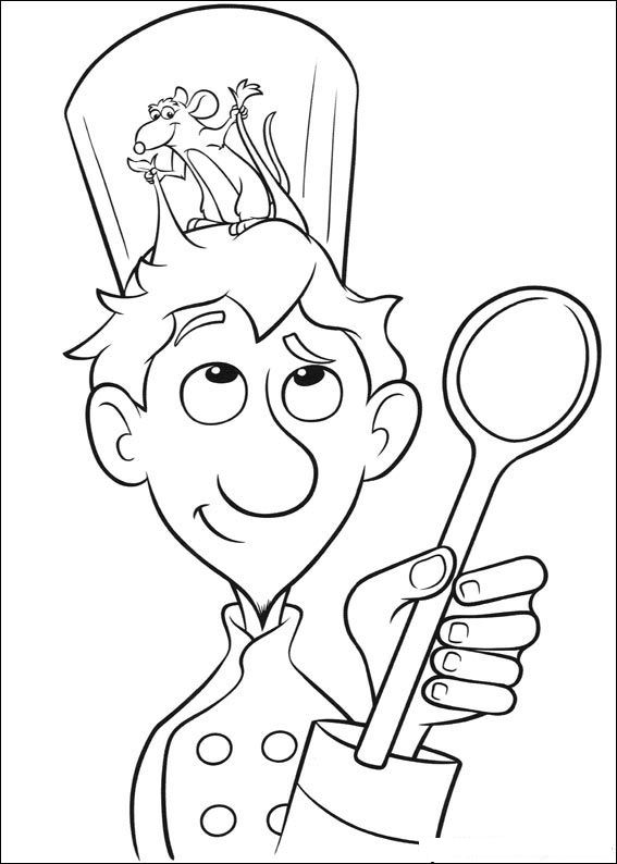 567x794 Top 91 Ratatouille Coloring Pages