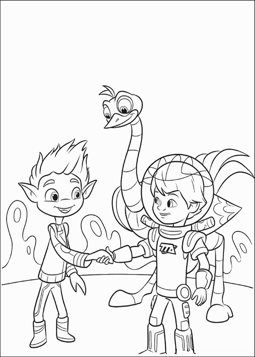 857x1200 Miles From Tomorrowland Coloring5