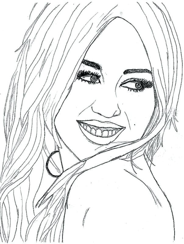 604x800 Miley Cyrus Coloring Pages Coloring Pages To Print Miley Cyrus