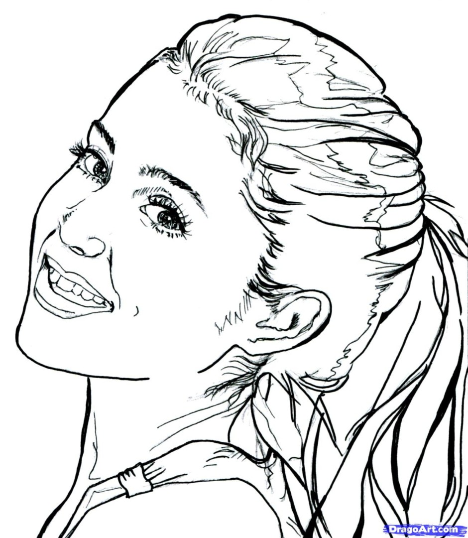 940x1080 10 Amazing Printable Miley Cyrus Coloring Pages And Ariana Grande