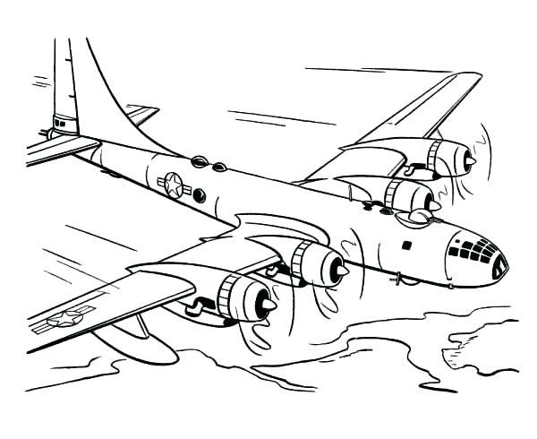 600x490 Us Military Aircraft Coloring Pages Fighter Plane Airplane Free