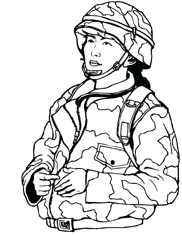 600x776 Military Coloring Page Thank You Military Coloring Pages Kids