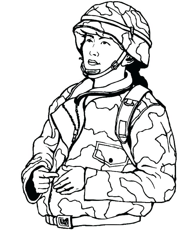 600x776 Military Coloring Pages For Adults