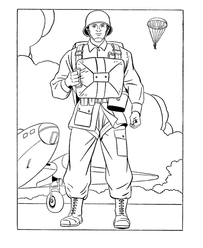 670x820 Army Coloring Pages Simple Military Coloring Book