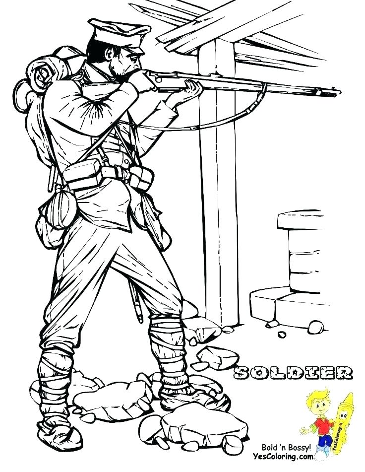 Military Coloring Pages Printable