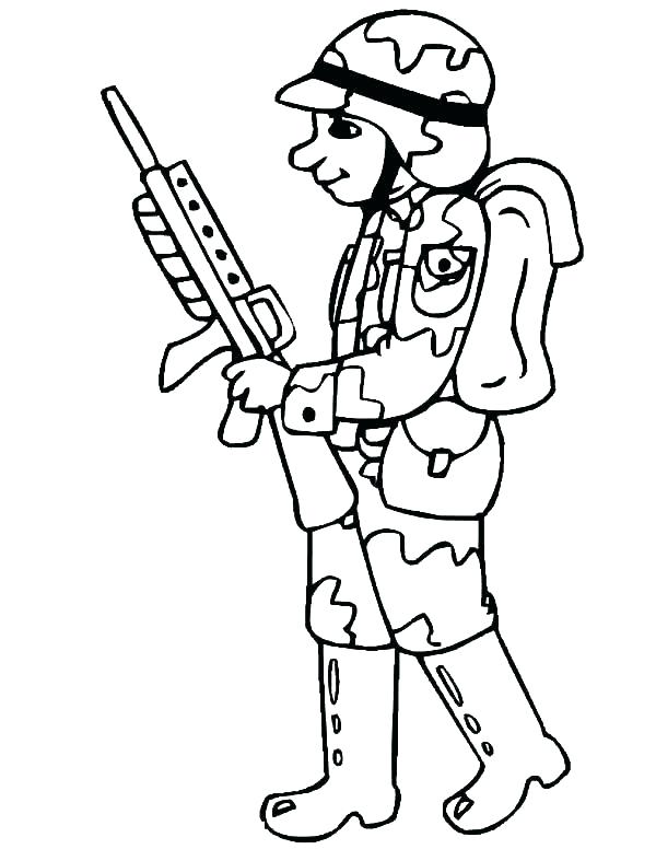 600x776 Coloring Pages Of Army Soldiers Soldiers Coloring Pages Printable