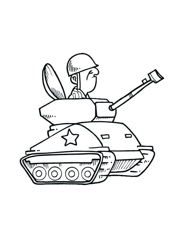 612x792 Army Tank Coloring Pages