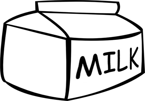 476x333 Milk Carton Coloring Page Image Clipart Images
