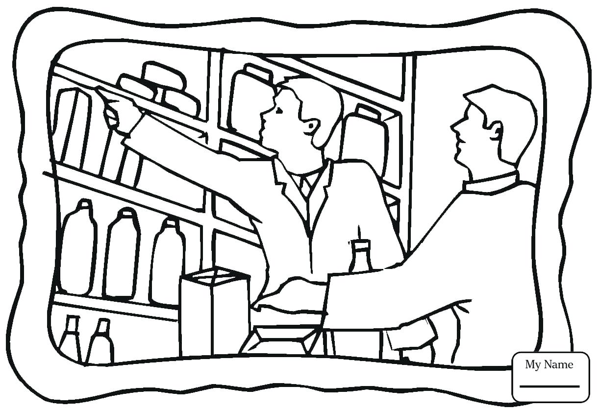 1224x839 Printable Milk Carton Coloring Page Home Housework Regular Grocery