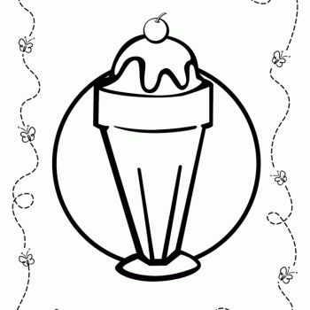 Milkshake Coloring Page