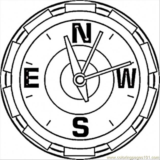 650x650 Showing The Way Coloring Page