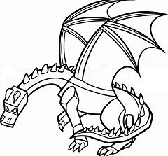 240x223 Minecraft Alex From Minecraft Coloring Page
