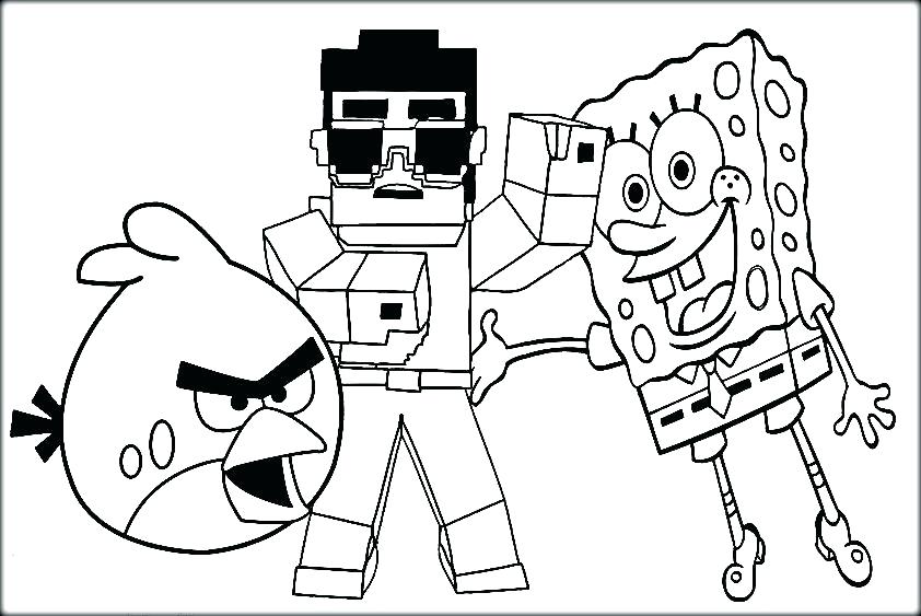 842x563 Minecraft Coloring Page Color Pages Free Coloring Pages Printable