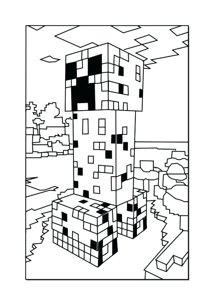 736x1041 Minecraft Free Printable Coloring Pages Free Printable Farm Animal