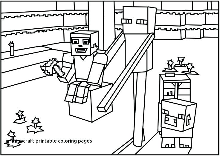 736x523 Minecraft Printable Coloring Pages Wonderful Design Printable