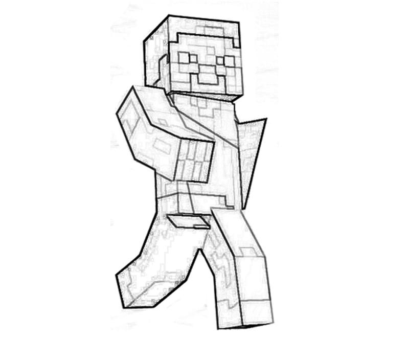 800x667 Minecraft Coloring Sheets To Print Printable Minecraft Character