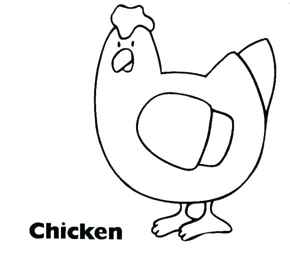 580x528 Chicken Coloring Pages Chicken Coloring Page Chicken Coloring Book