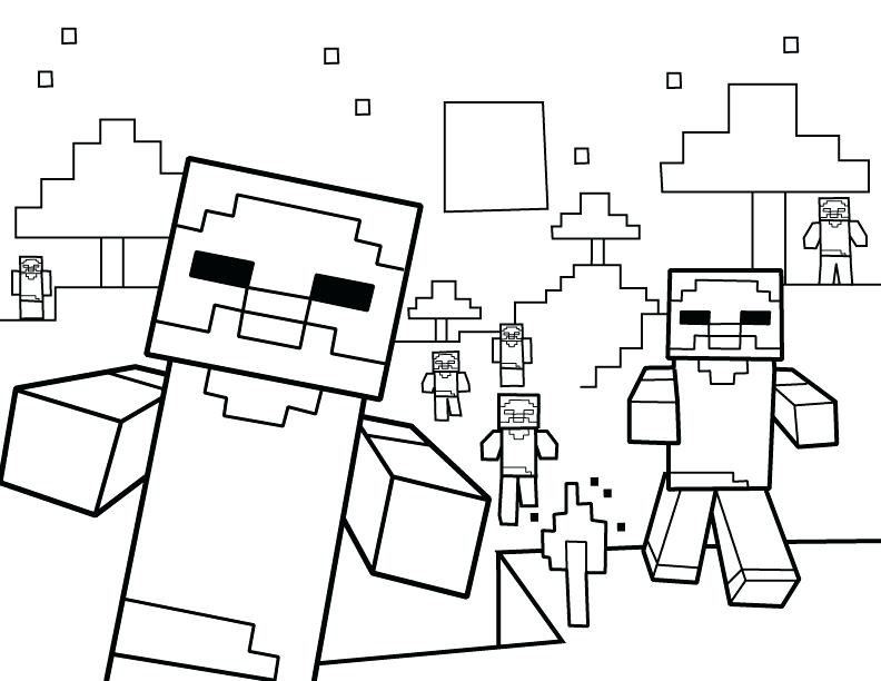 792x612 Minecraft Coloring Pages To Print Print Free Coloring Pages