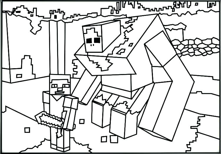 750x524 Minecraft Coloring Pages Zombie Pigman Coloring Sheet Remarkable