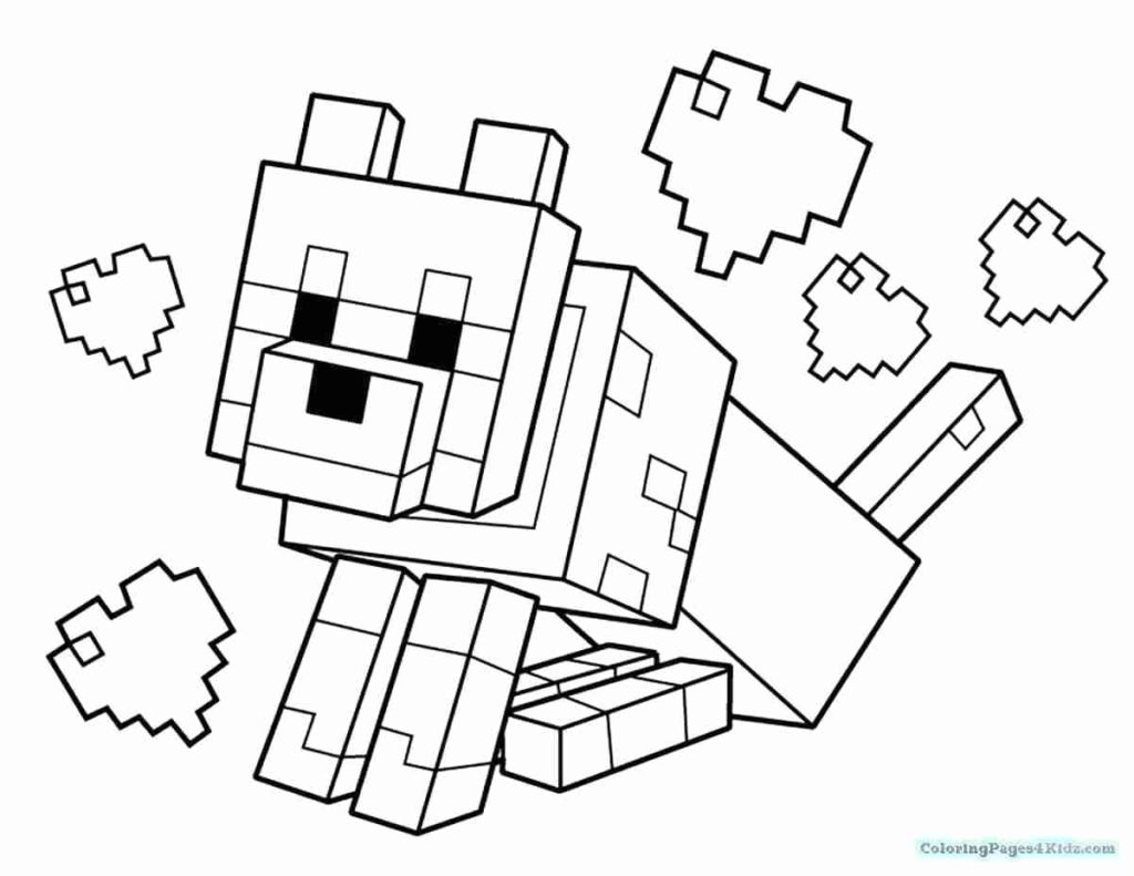 1024x791 Minecraft Dantdm Coloring Pages For Kids Lovely With Coloring